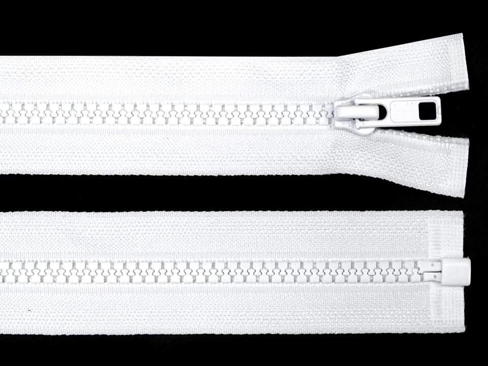 Kostený zips šírka 5 mm dĺžka 35 cm bundový -1ks