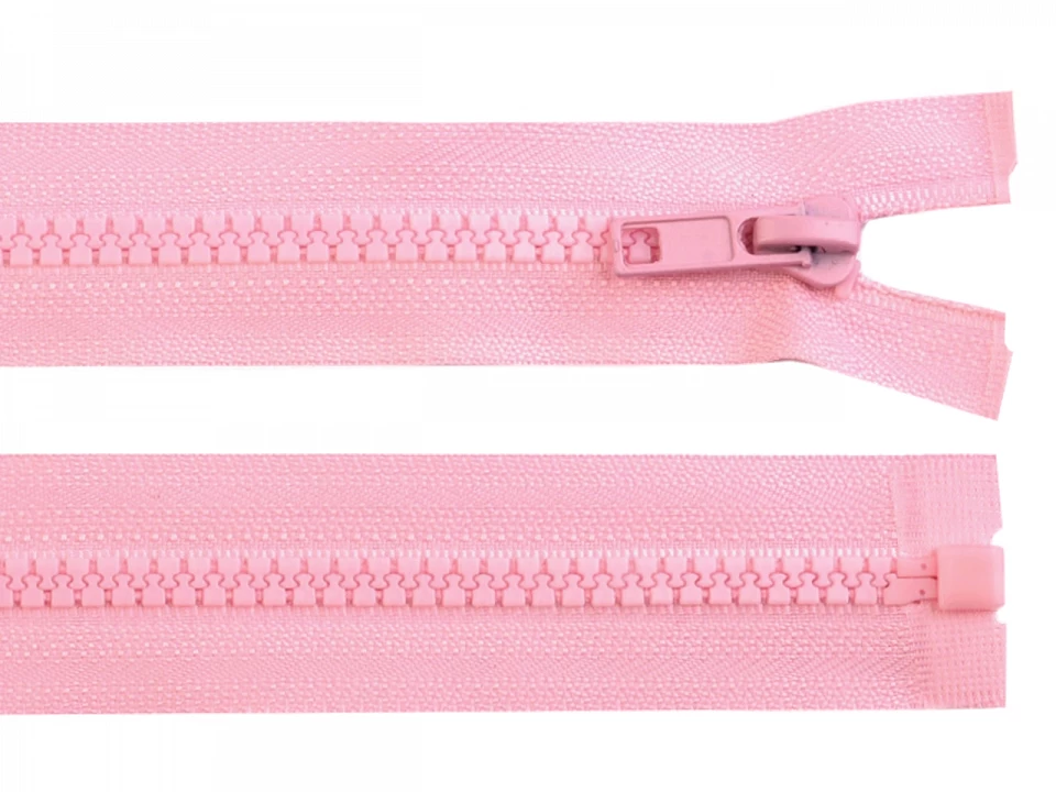 Kostený zips šírka 5 mm dĺžka 70 cm bundový -1ks