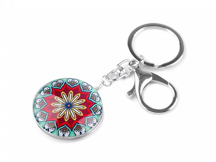 Prívesok na kľúče / kabelku strom života, mandala - 1ks