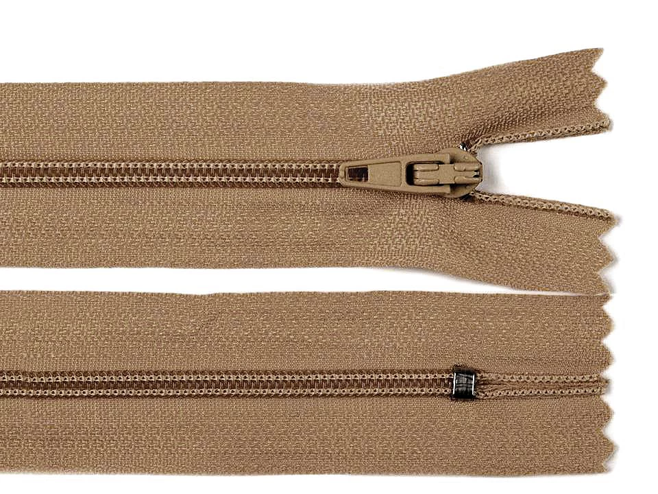 Špirálový zips šírka 3 mm dĺžka 12 cm autolock -1ks