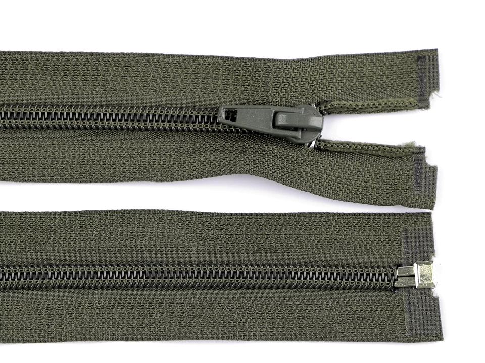 Špirálový zips šírka 5 mm dĺžka 30 cm bundový POL-1ks