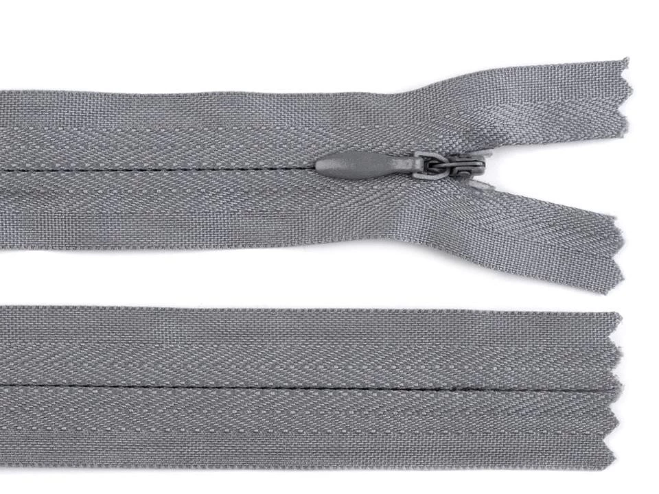 Špirálový zips skrytý šírka 3 mm dĺžka 50 cm -1ks