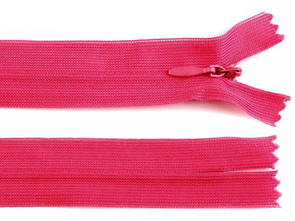 Špirálový zips skrytý šírka 3 mm dĺžka 35 cm dederón -1ks