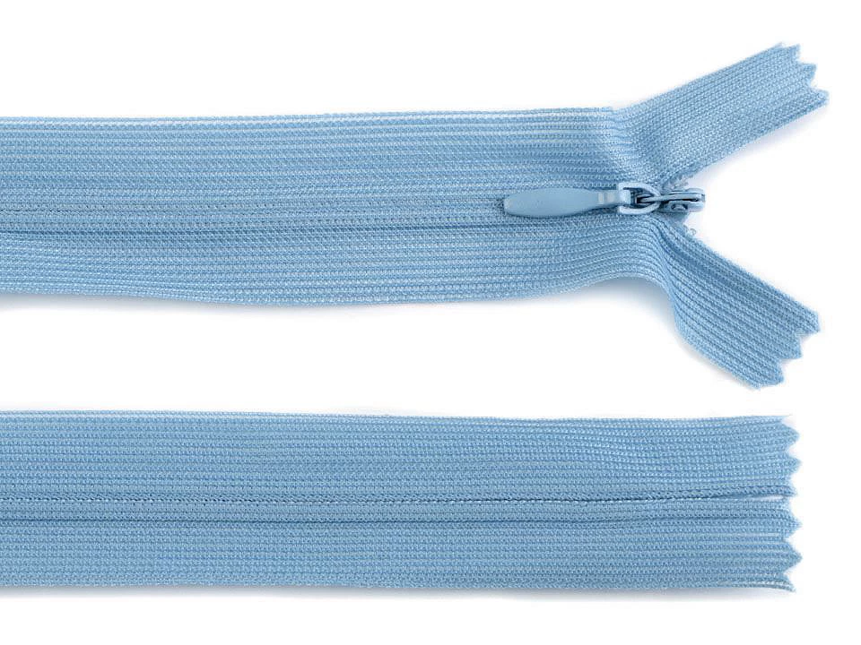 Špirálový zips skrytý šírka 3 mm dĺžka 50 cm dederón -1ks