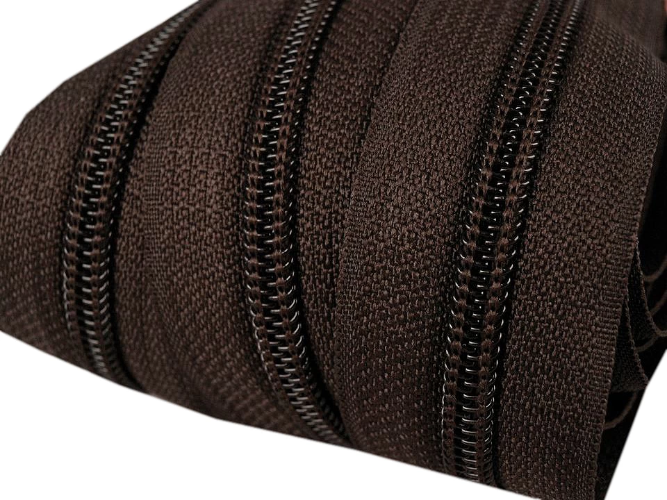 Zips špirálový 5mm metráž pre bežce typu POL -1m