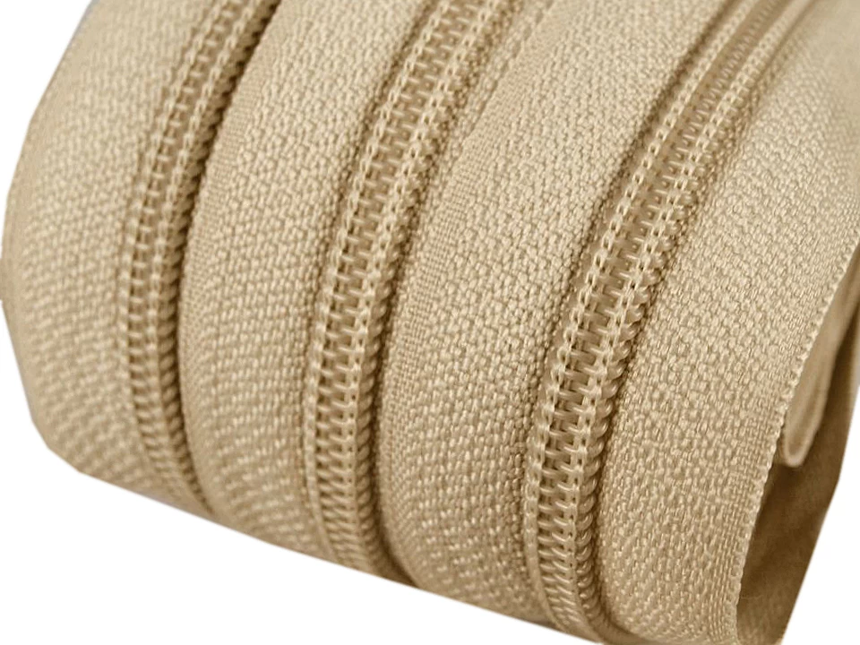 Zips špirálový 5mm metráž pre bežce typu POL -1m
