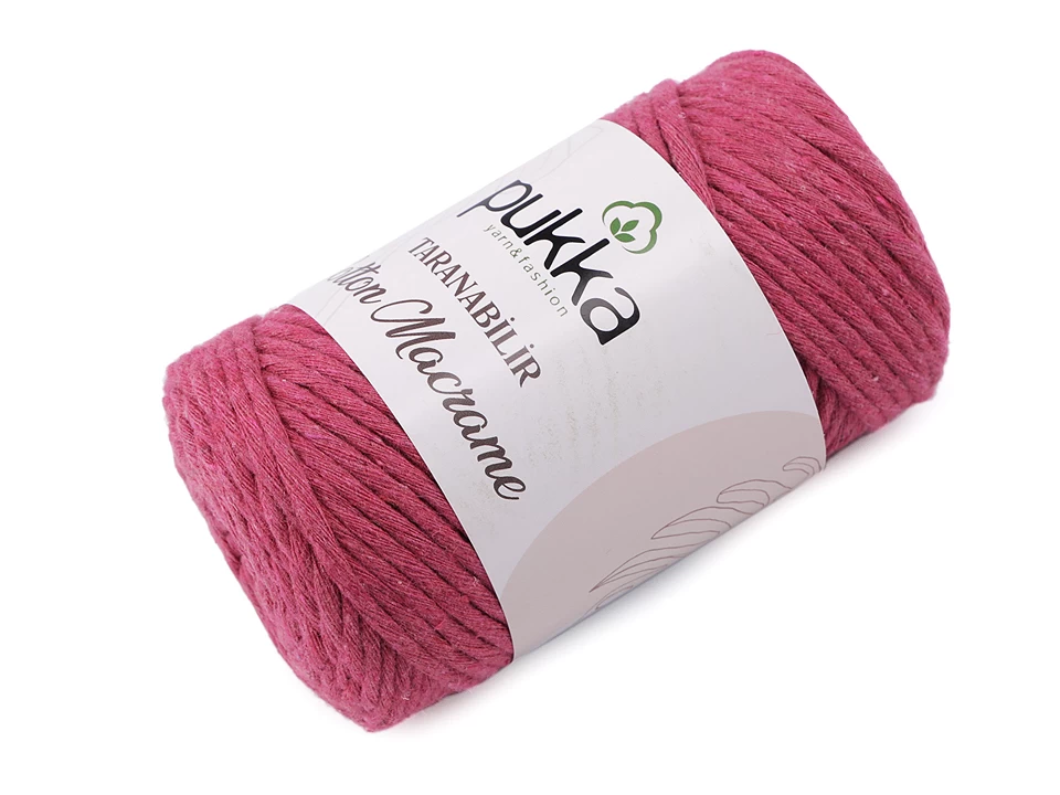 Recyklovaná bavlnená priadza Pukka Cotton Makrome 250g