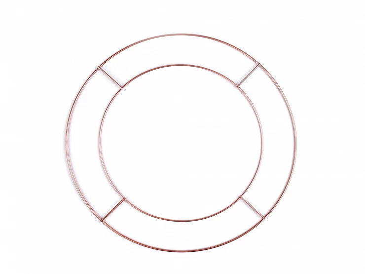 Dvojitý kovový kruh na lapač snov / na dekorovanie Ø30 cm - 1ks