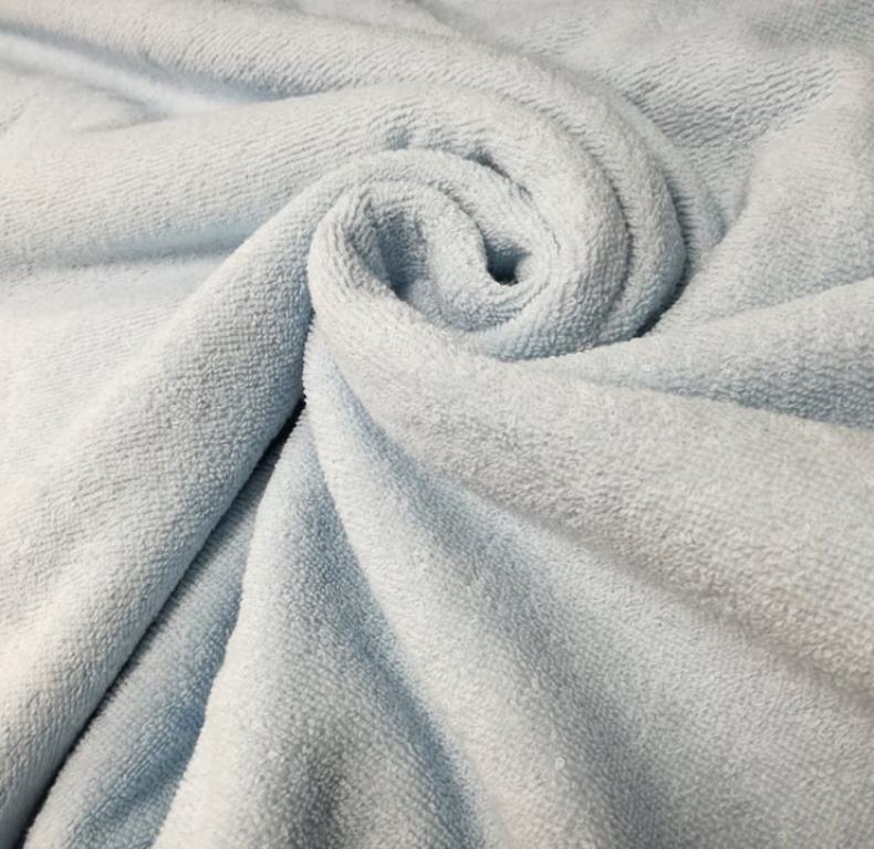 BAVLNENÉ FROTÉ OBOJSTRANNÉ BABY MODRÉ