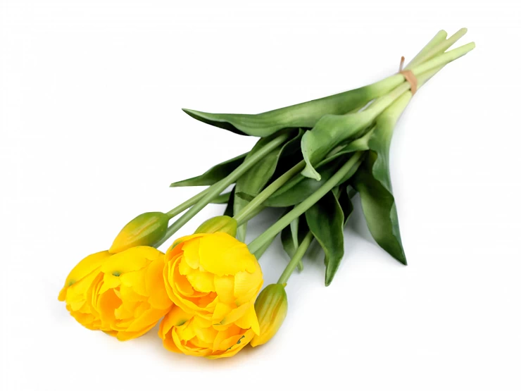 Umelá kytica tulipán - 1 zväzok