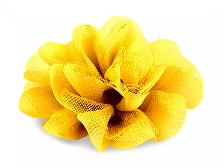 Šifónový kvet Ø8 cm - 4ks