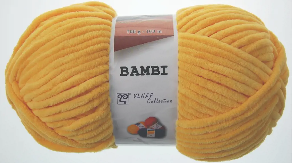 Pletacia žinylková priadza Vlnap Bambi 100g