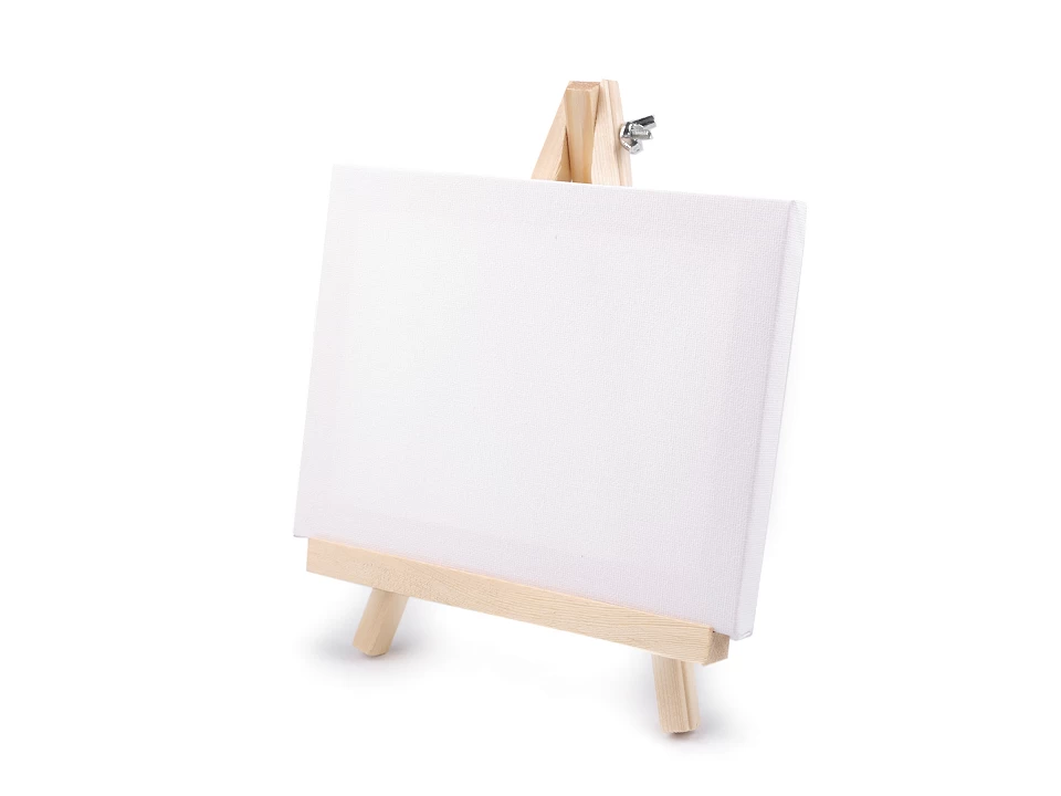 Mini maliarsky stojan s plátnom -1ks