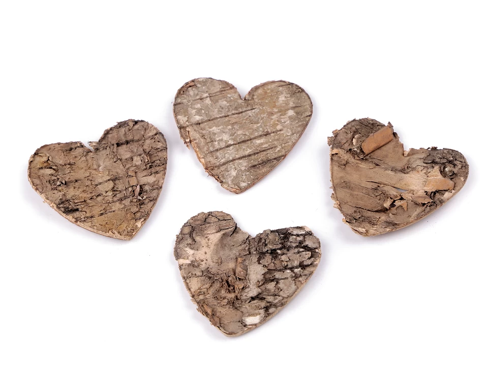Srdce z brezovej kôry-10ks