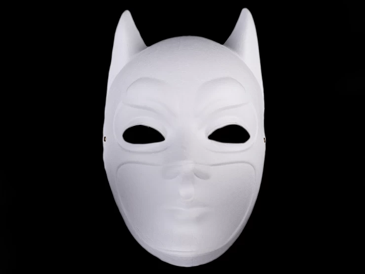 Karnevalová maska - škraboška na domaľovanie - 1ks