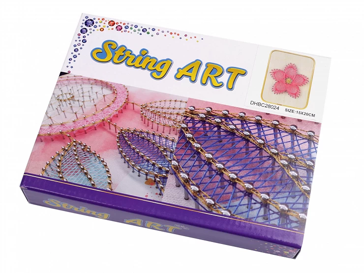 Kreatívna sada String Art - tvoríme so šnúrkami 15x20 cm