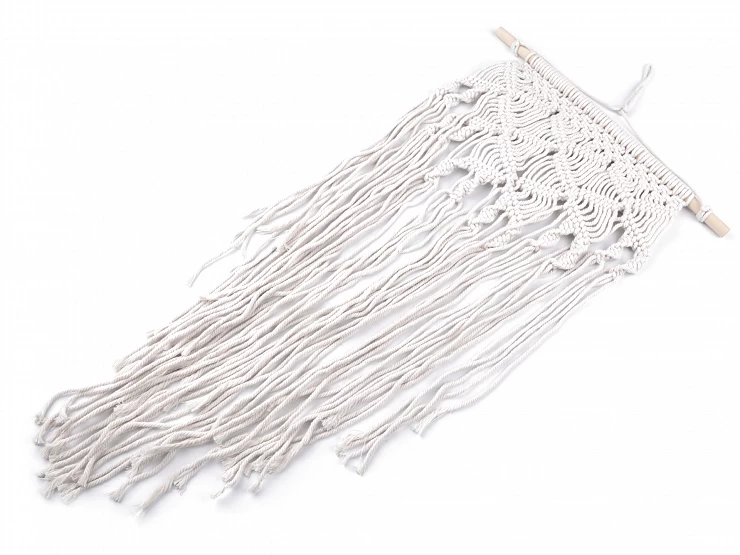 Drhaná dekorácia macramé na zavesenie - 1ks