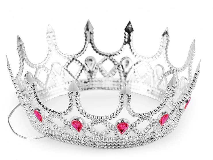 Kráľovská koruna karnevalová kráľovná - 1ks