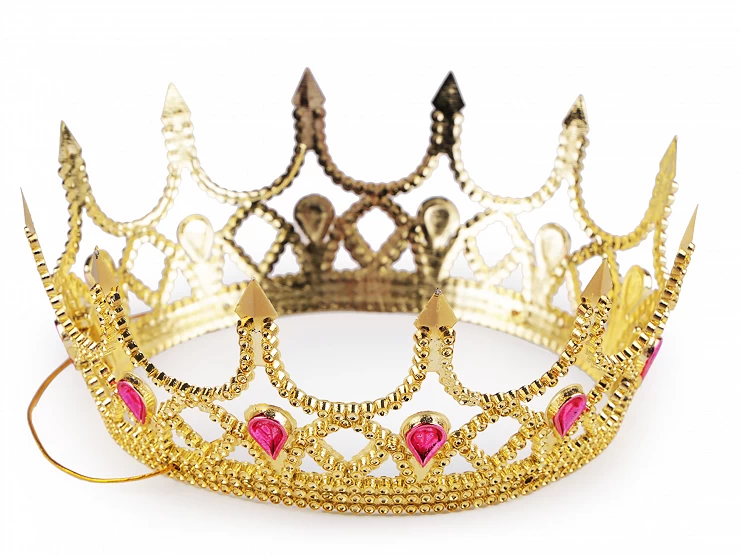 Kráľovská koruna karnevalová kráľovná - 1ks